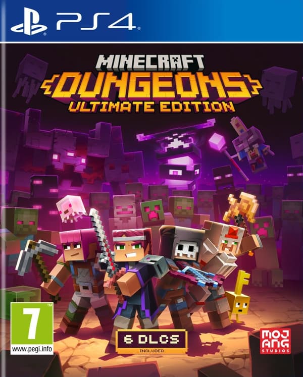 MOJANG Minecraft: Dungeons - Ultimate Edition -peli, PS4