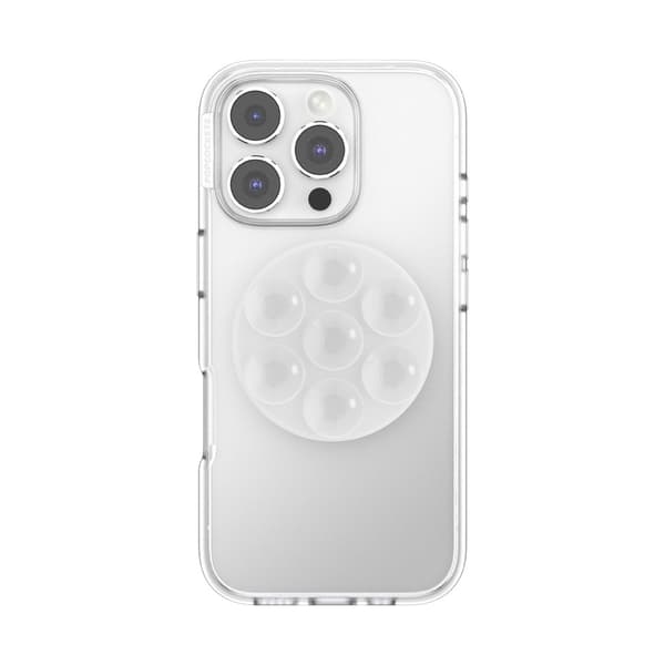 PopSockets Suck-Up Poptop Gjennomsiktig
