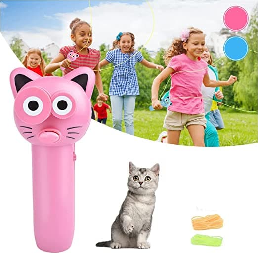 Kasteleketøy med tau for barn (rosa)