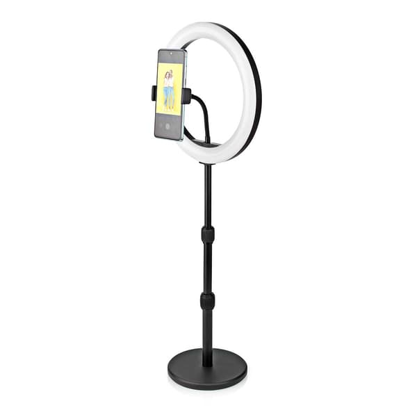 Nedis Ringlys | 10 inch | 120 LED's | 2700 - 6700 K | Desktop | Sort