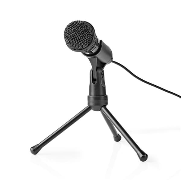 Nedis Mikrofon | Indretning: Desktop / Notebook / Smartphone / Tablet | Kabel | 1x 3.5 mm