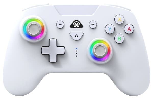 SuBsonic Langaton Led-ohjain valkoinen - Nintendo Switch