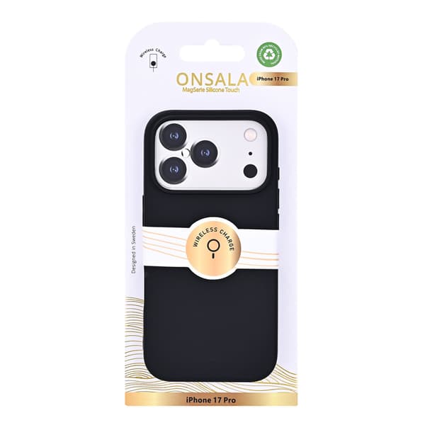 Onsala Mobilskal med Silikonkänsla Black - iPhone 17 Pro