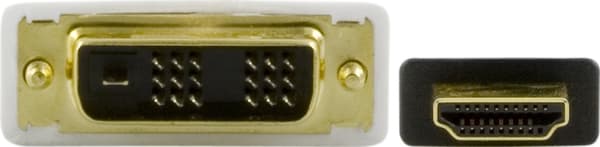 DELTACO HDMI output-DVI-D Single Link output, 0,5m