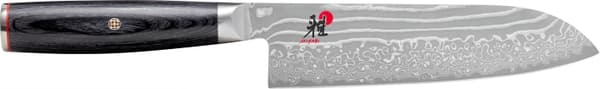 Miyabi 5000 FC-D, Santoku, fin egg - Sort - 18 cm
