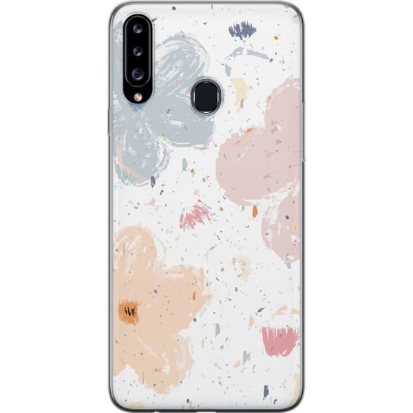 Mobildeksel til Samsung Galaxy A20s med Blomster motiv