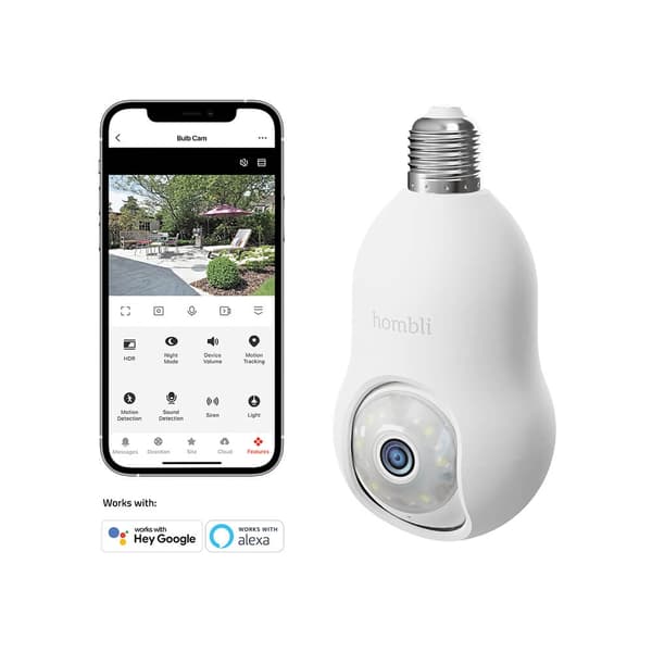 Hombli Smart Bulb Kamera Hvit
