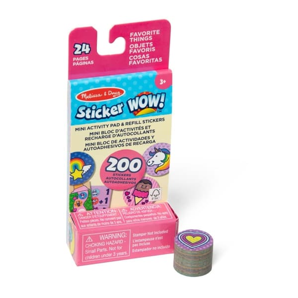 Melissa & Doug Tarra WOW! Mini Activity Pad & Refill Tarrat : Suosikki Things