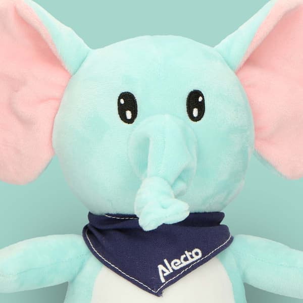 Alecto Nuttet elefant med beroligende lyde og natlys