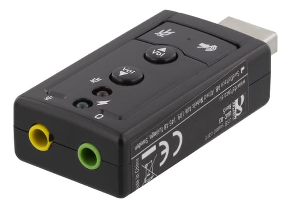 USB Ljudkort med Volymkontroll (UAC-03)
