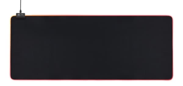 DELTACO GAMING DMP310 RGB-musematte, 90x36cm, 13 LED moduser, svart