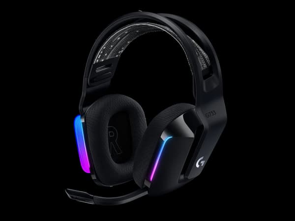 Logitech G733 LIGHTSPEED Wireless RGB Gaming Headset, Black