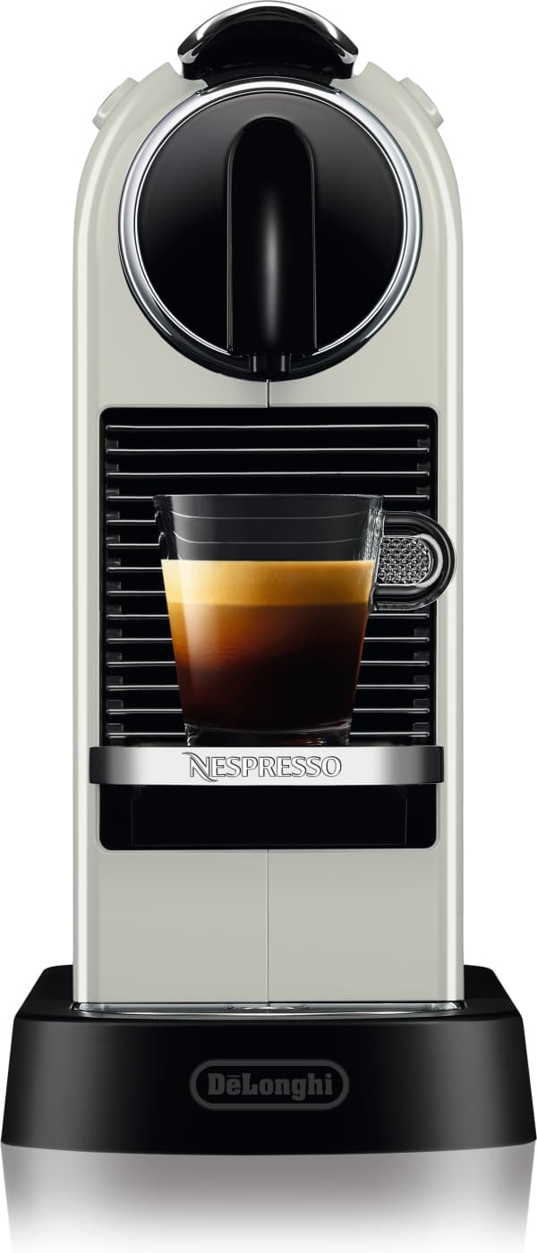DeLonghi Nespresso Citiz kapselkaffemaskin, hvit