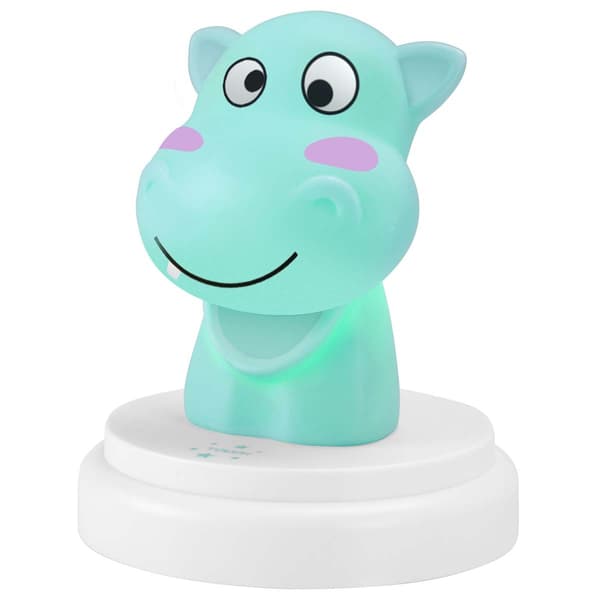 Alecto SILLY HIPPO LED nattlampa flodhäst blå