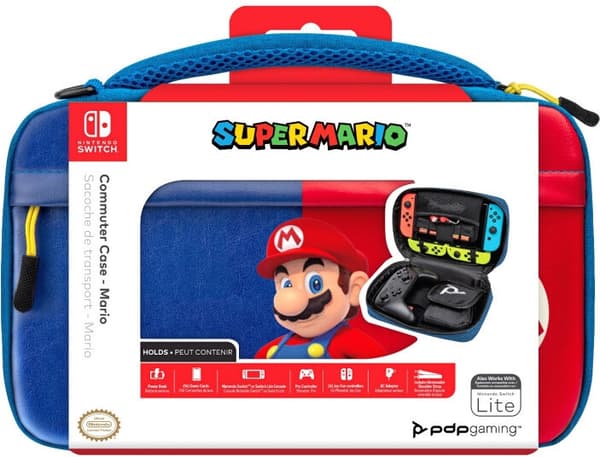 PDP Gaming Switch Commuter Case -kuljetuskotelo, Mario, Switch