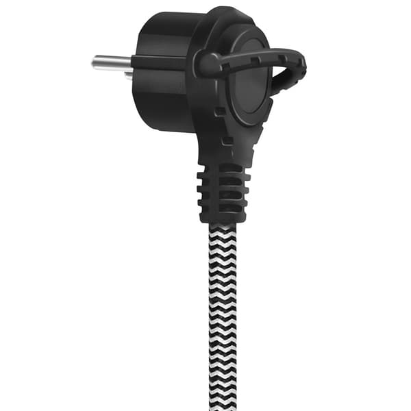 LogiLink Strømskinne med jording 2-veis 3xUSB Flat plugg