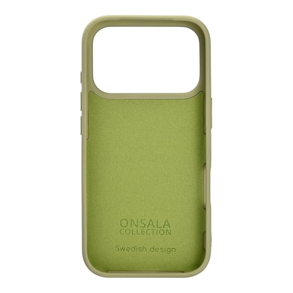 Onsala Mobilkuori silikonituntumalla Lime - iPhone 17 Pro