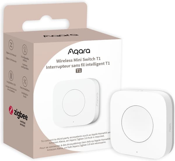 Aqara Trådløs Mini Switch T1-knapkontrol