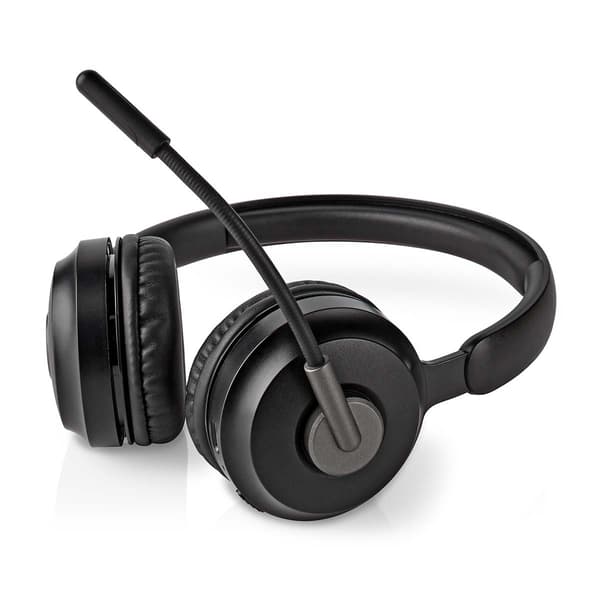 Nedis PC-hodesett | On-Ear | Stereo | Bluetooth | Sammenleggbar mikrofon | Sort
