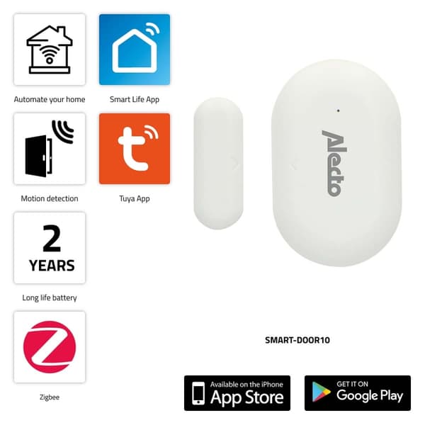 Alecto Smart Zigbee dörr-/fönsterkontaktsensor