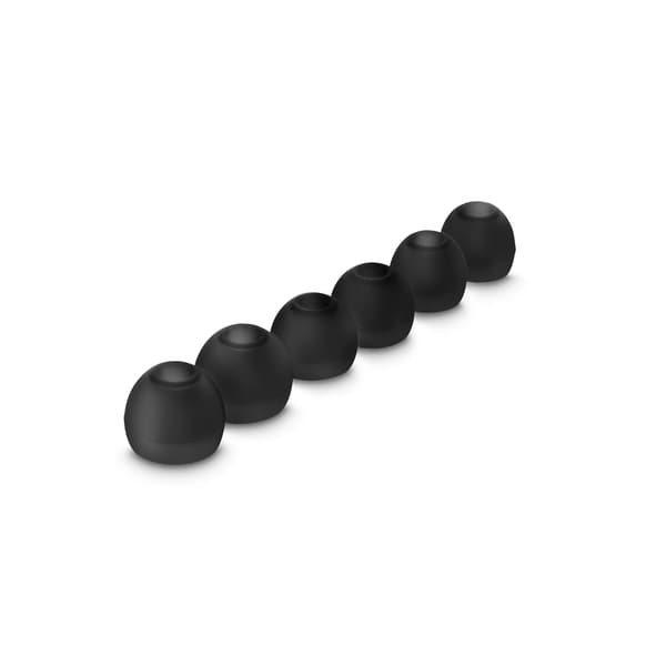 Hama Erstatnings Øreputer Silicone 6-Pack Svart