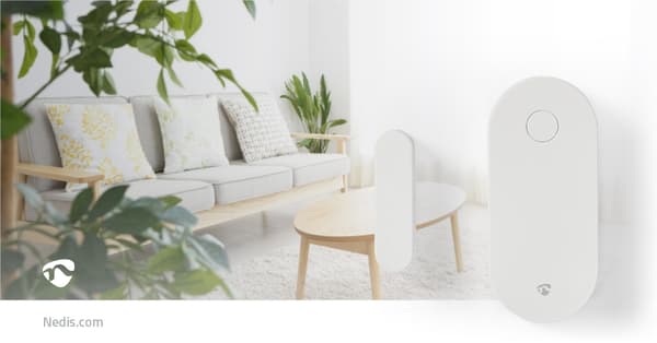 Nedis SmartLife Dørvindussensor | Zigbee 3.0 | Batteri drevet | Android™ / IOS | Hvit
