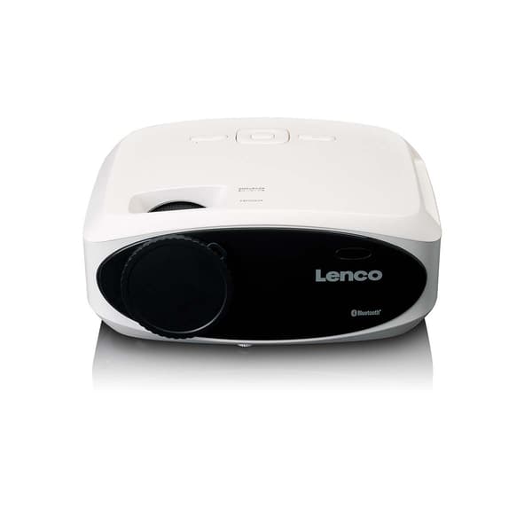 Lenco Full HD 1080P LCD-projektor med Bluetooth® Vit