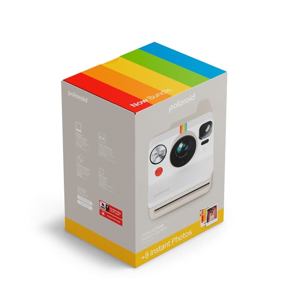 Polaroid Kamera Now Generation 3 E-Box Omedelbar Pebble Vit