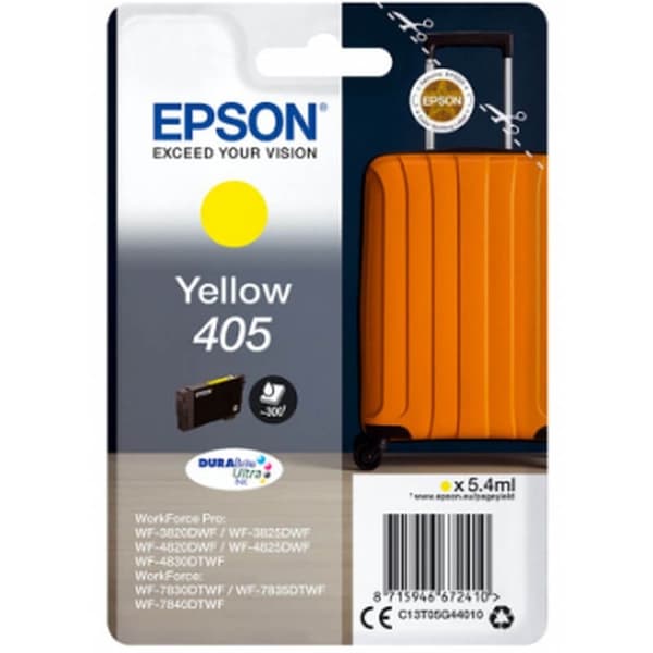 EPSON Blæk C13T05G44010 405 Suitcase Gul