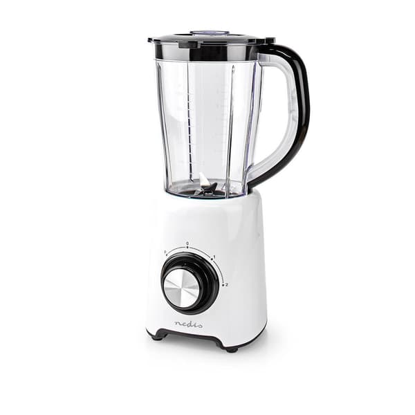 Nedis Blender | 1.5 l | Plast | 2 hastighetsinställning | Vit