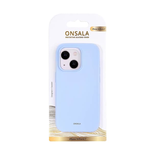 Onsala Mobilcover Silikone Light Blue - iPhone 14 Pro