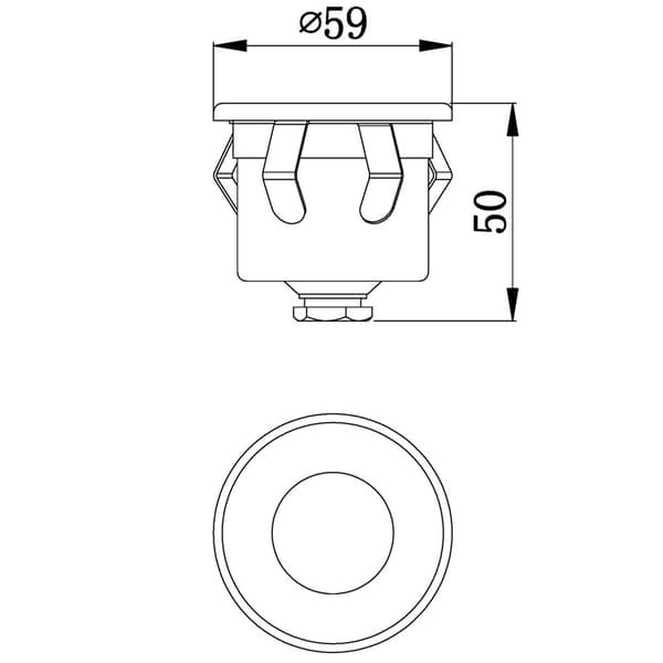 LightsOn Terra infälld armatur Alu