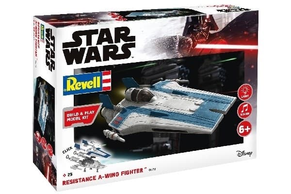 Revell 1:44 Modstandsbevægelsen A-wing Fighter, blå