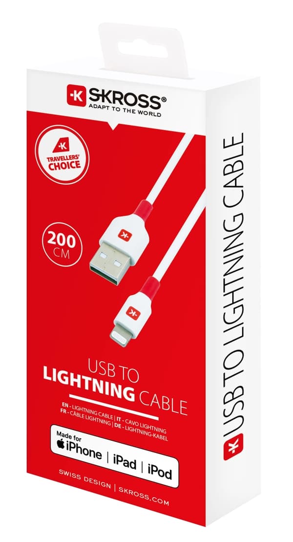 SKROSS USB to Lightning Cable - 200 cm