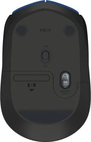 Logitech M171 Wireless Mouse, 2,4GHz IR, USB-nanovastaanotin, sininen