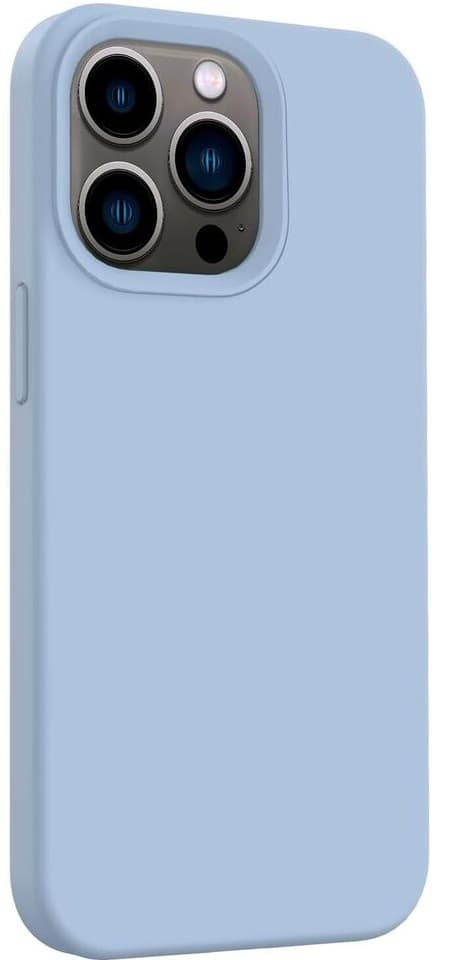 Silikonikotelo iPhone 15 Pro:lle, taivaansininen