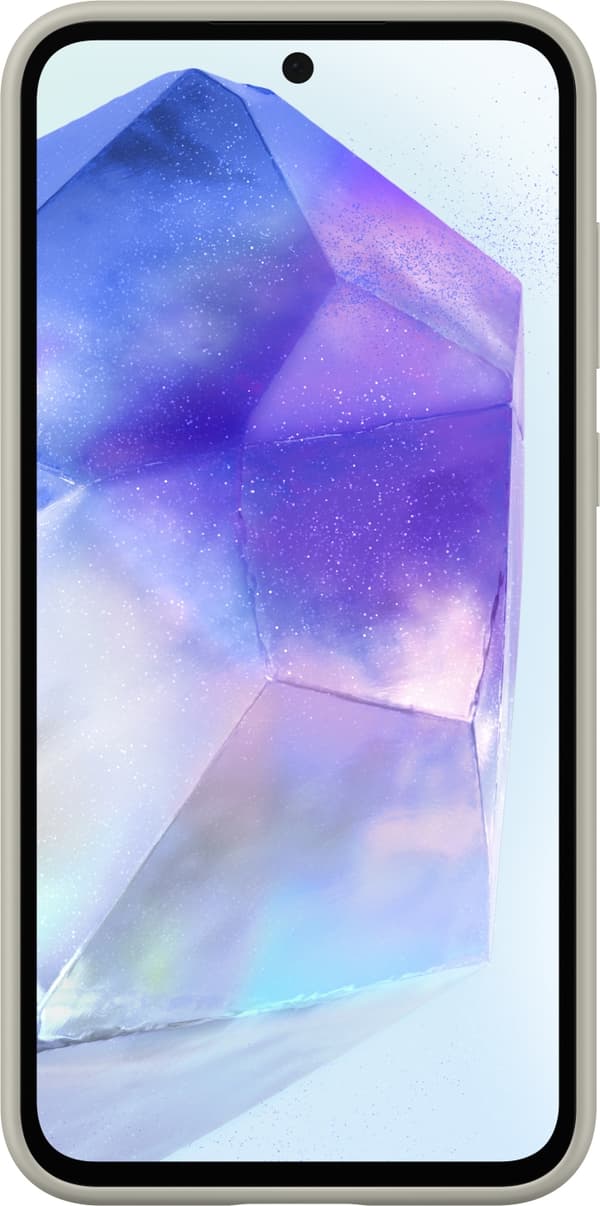 Samsung Galaxy A55 Standing Grip Case -suojakotelo, harmaa