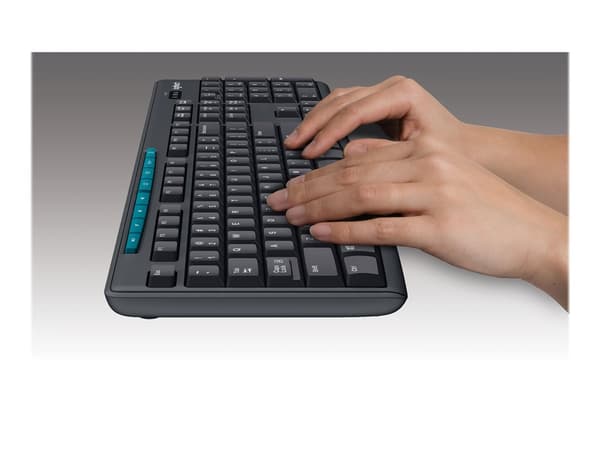 Logitech K270 Keyboard RF Wireless QWERTY Svart