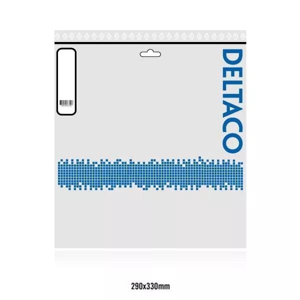 DELTACO S/FTP Cat7 patchkabel, LSZH (halogenfri),10m, vit (STP-710V)