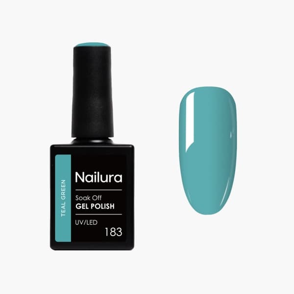 Nailura Gelpolish 183 – Tealgrønn – 10 ml