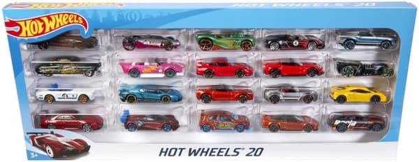 Hot Wheels minibil, 20 stk