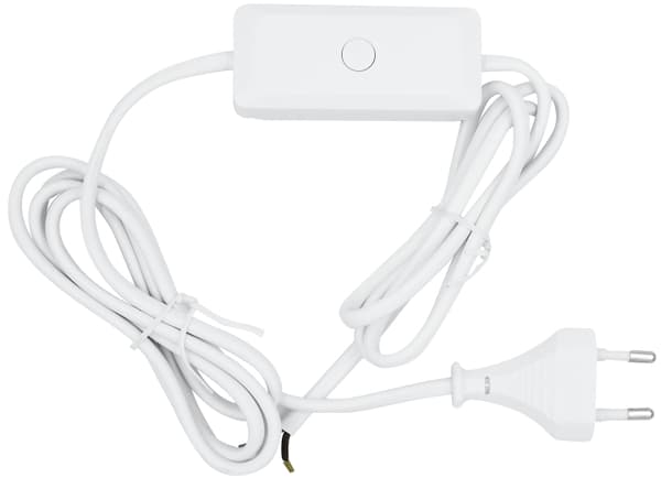 Nordic Quality Corddimmer 3-60vA 1,2+0,8m w. plug. White