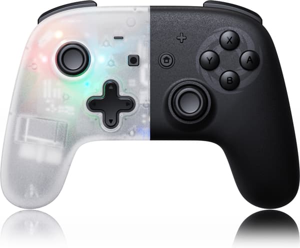 Oniverse OniPad Whitestar trådlös spelkontroll, vit, Switch