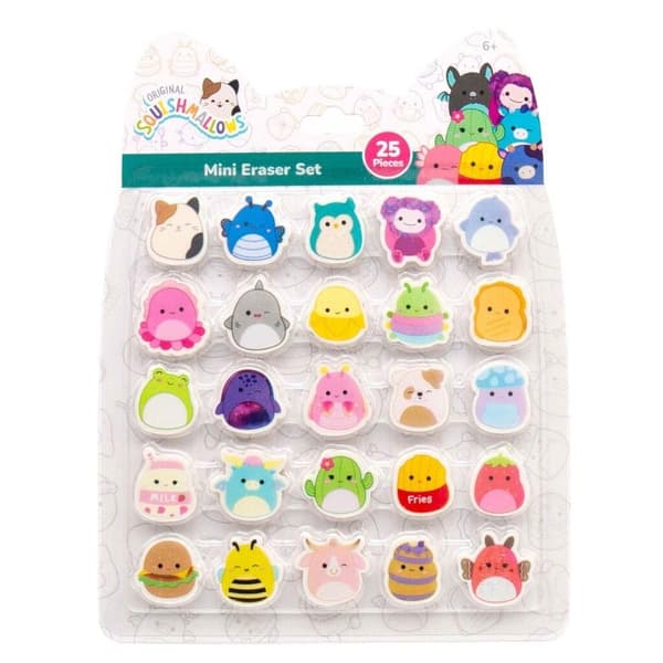 Squishmallows Viskelædersæt, 25 stk. (333-231675)