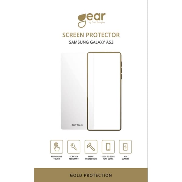 Gear Skjermbeskytter 2.5D Gold Case Friendly - Samsung Galaxy A53