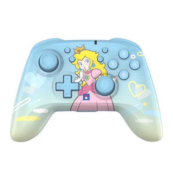 Hori Trådlös Nintendo Switch-kontroll – Peach – Ljusblå  – Switch/Switch 2