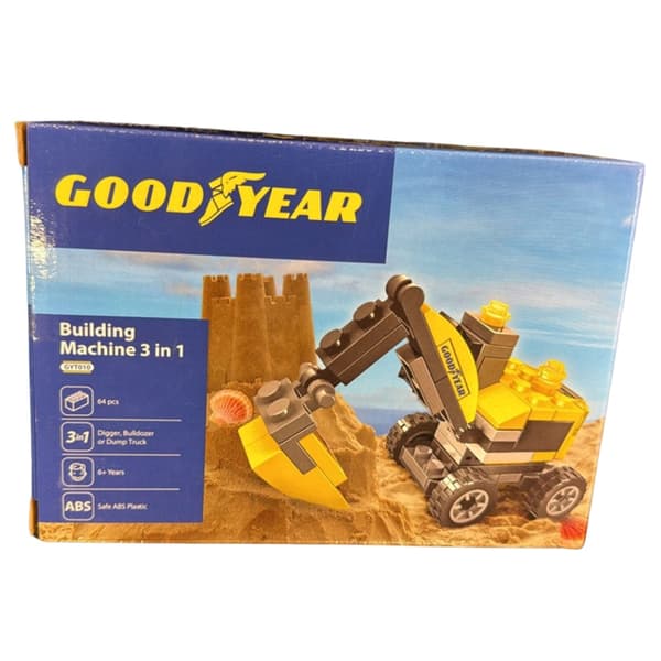 Lego Goodyear licens - 3 i 1 - Byggemaskiner