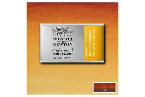 WINSOR Watercolour proff pan Transparent Gold Deep 547