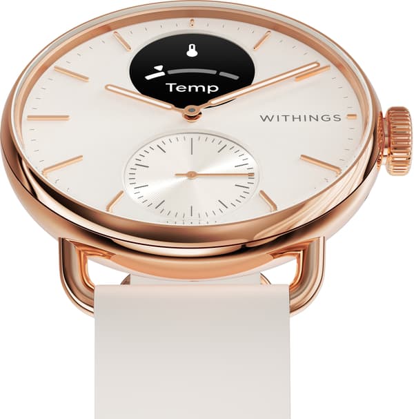Withings Scanwatch 2 smartklocka, 38 mm, roséguld