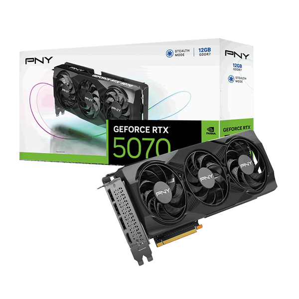 PNY GeForce RTX 5070 Triple Fan GPU